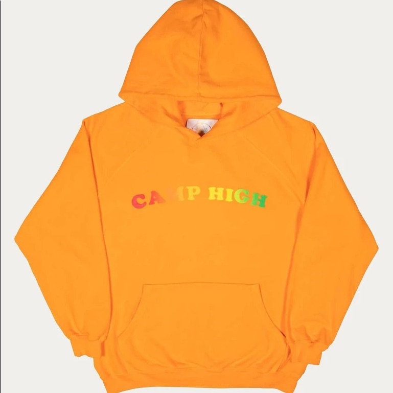 Camp High Orange Hoodie